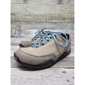 Kuru Chicane Womens Size 7.5 Brown Blue Athletic Leather Walking Shoes Sneakers